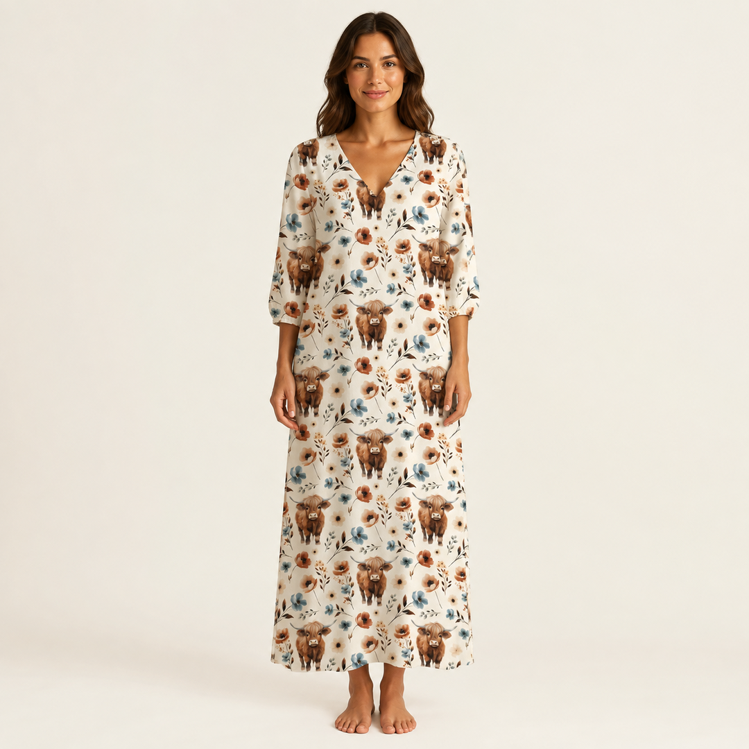 Estela - Boho Maxi Dress — view 2