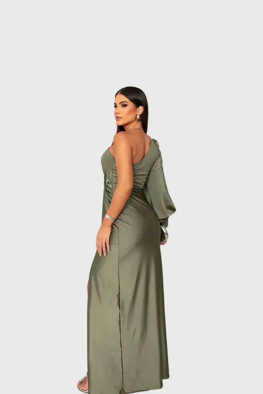 Melyssa | Elegant and Fluid Maxi Evening Dress — view 7