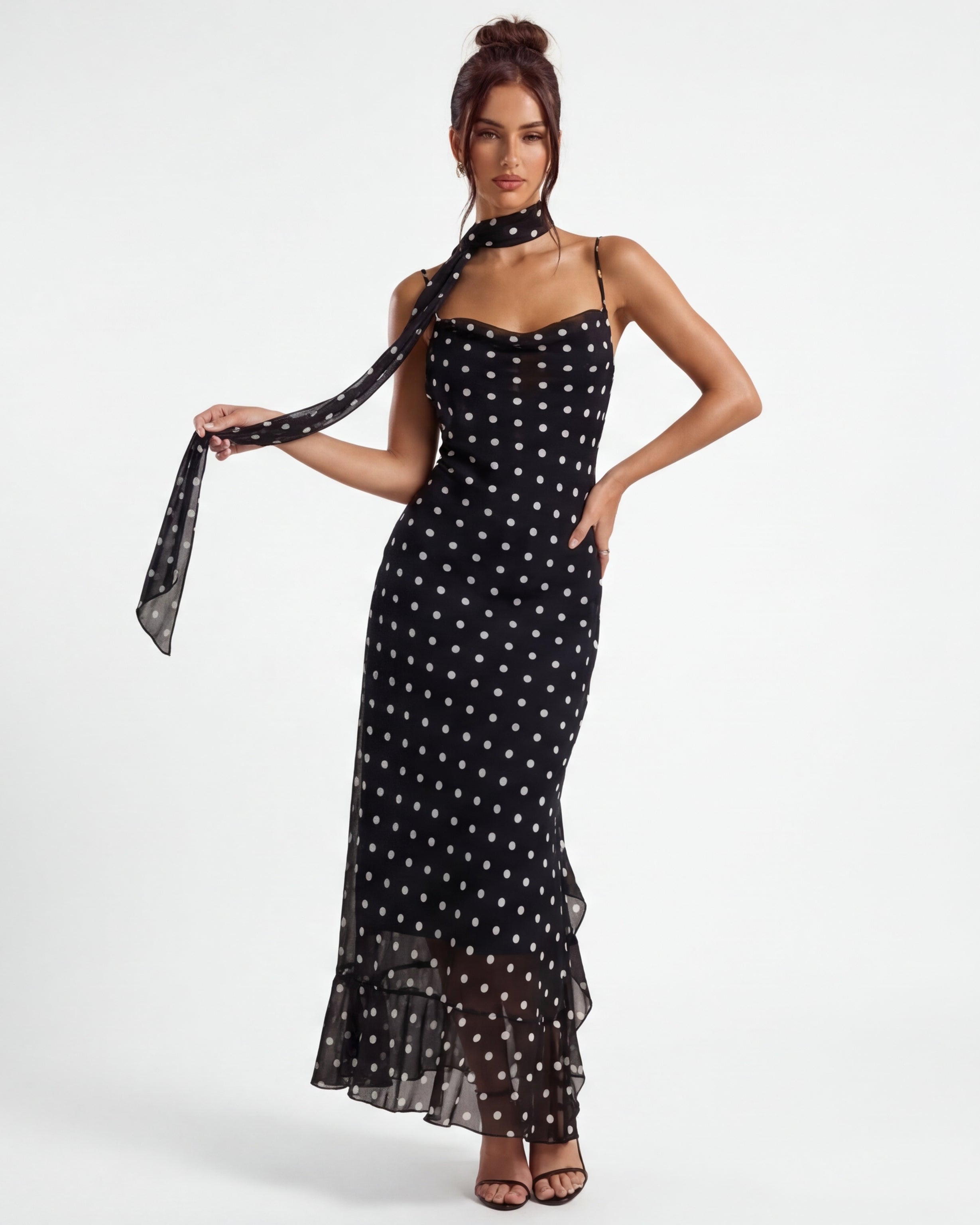 Noir Polka Maxi
