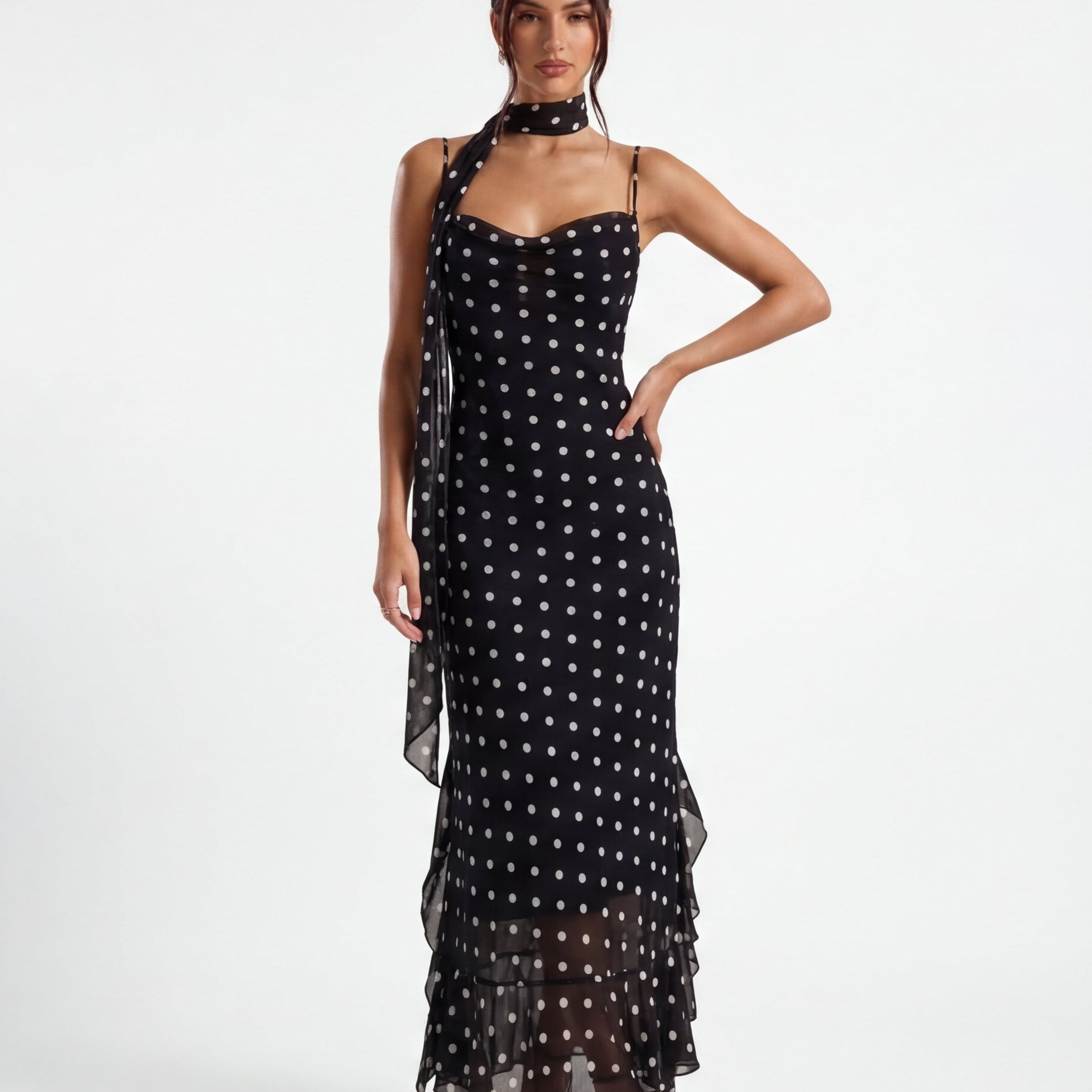 Noir Polka Maxi — view 2