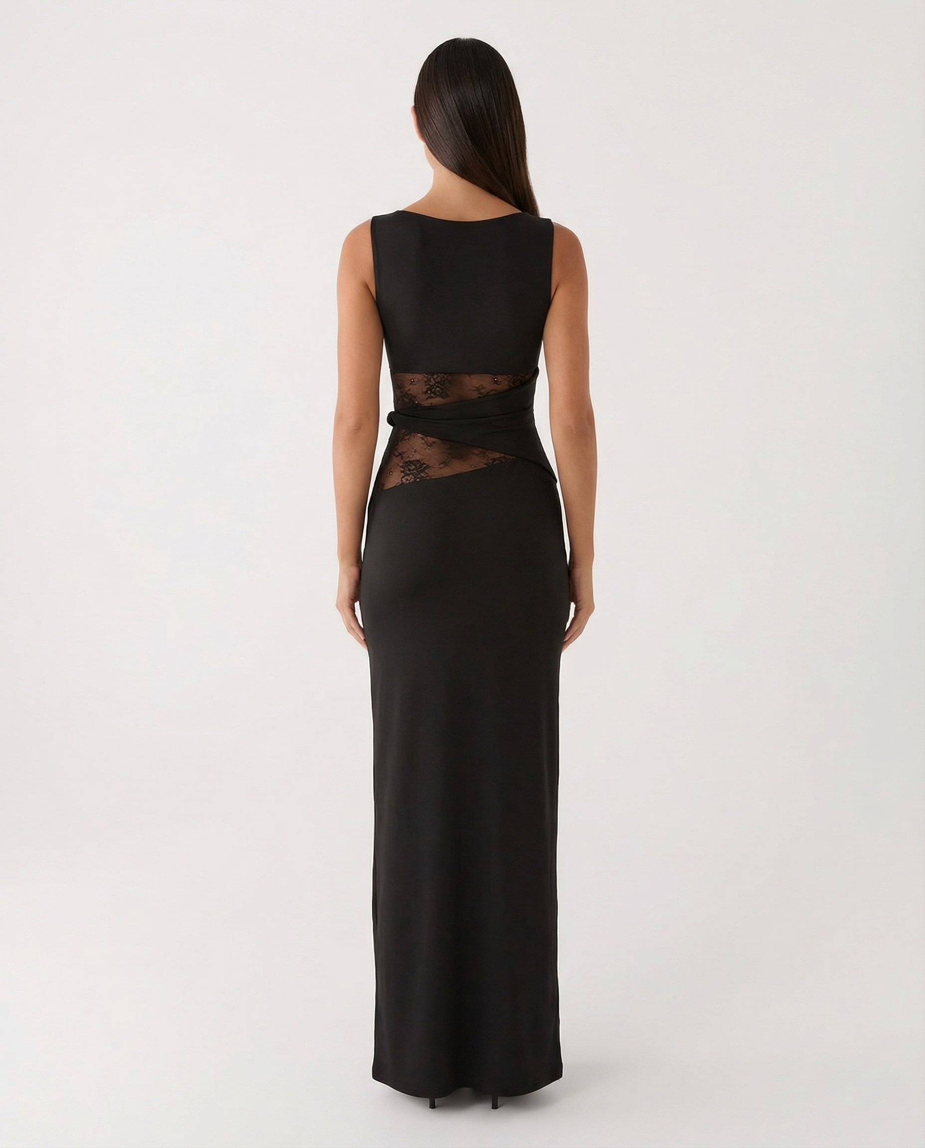 Lace Illusion Maxi — view 5