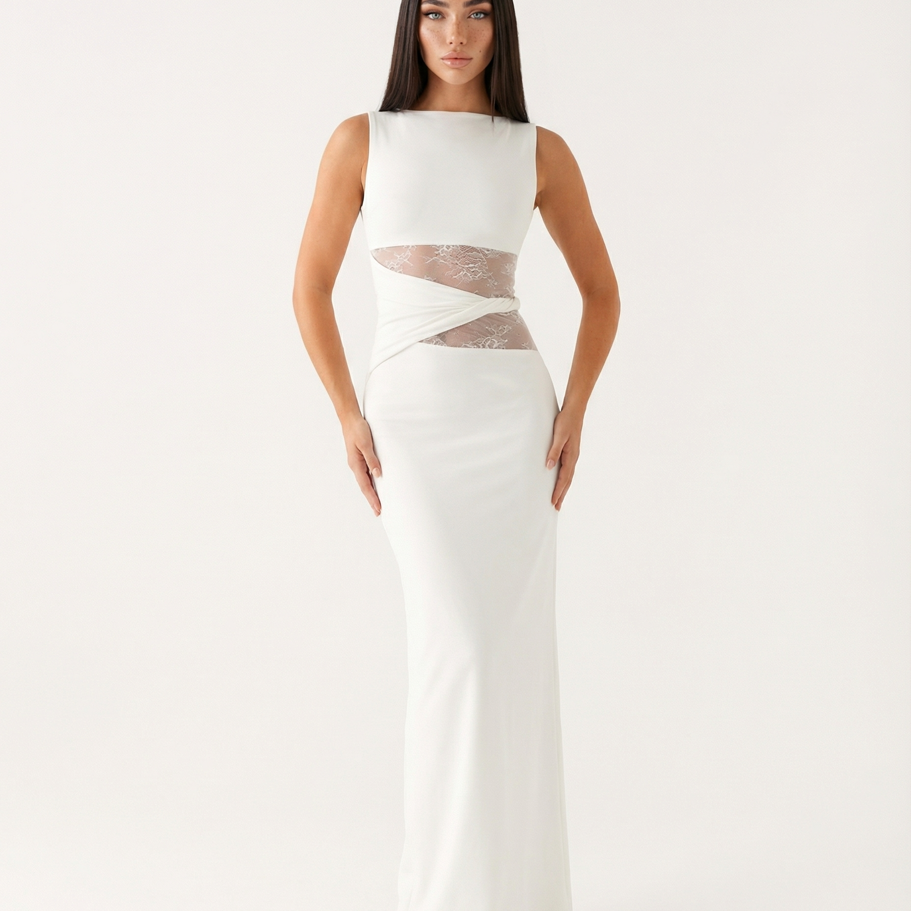 Lace Illusion Maxi — view 2