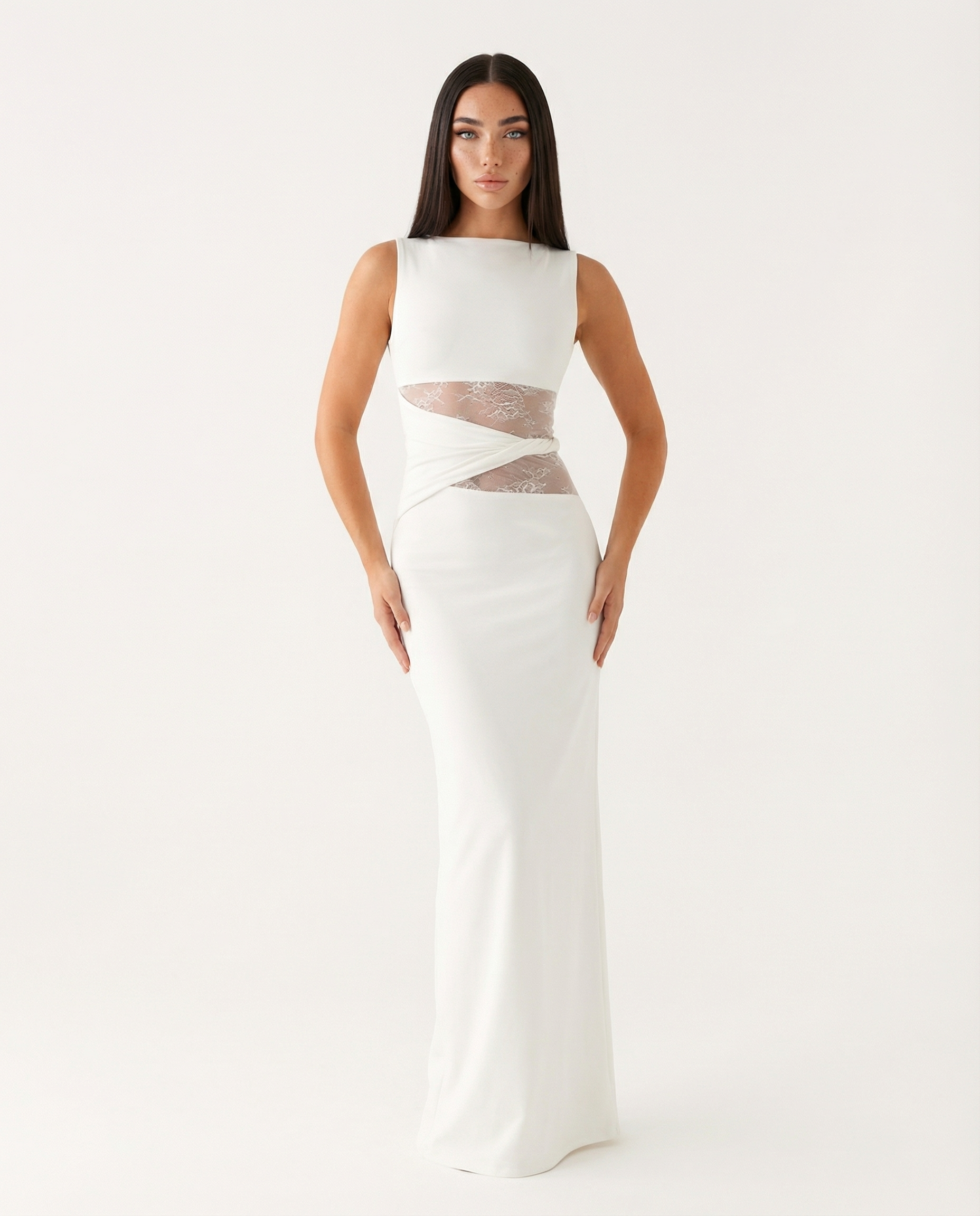 Lace Illusion Maxi — view 2