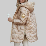 Cecilia - Elegant Autumn Coat with Hood — view 5