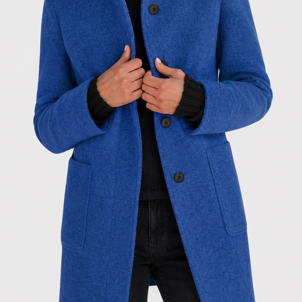 Anja | Classic Coat with High Collar