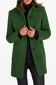 Anja | Classic Coat with High Collar — view 3