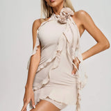 Alayah - Mesh Midi Dress — view 3