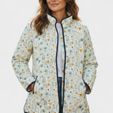 Waltraud™ | Quilted Jacket with Scattered Flowers — view 2