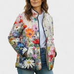 Sybille™ | Quilted Jacket with Summer Meadow — view 2