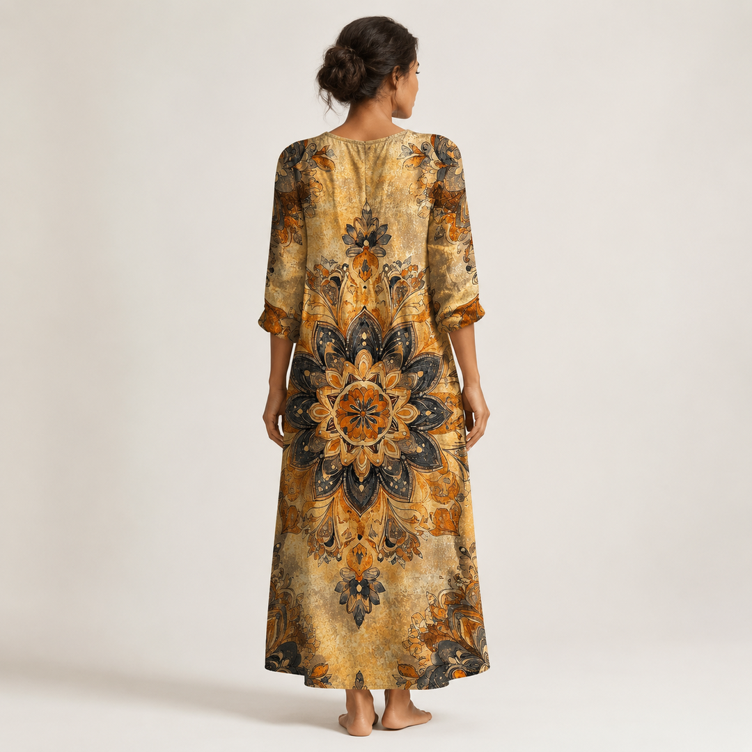 Diana | Floral Dress of Natural Elegance — view 3