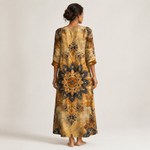 Diana | Floral Dress of Natural Elegance — view 3