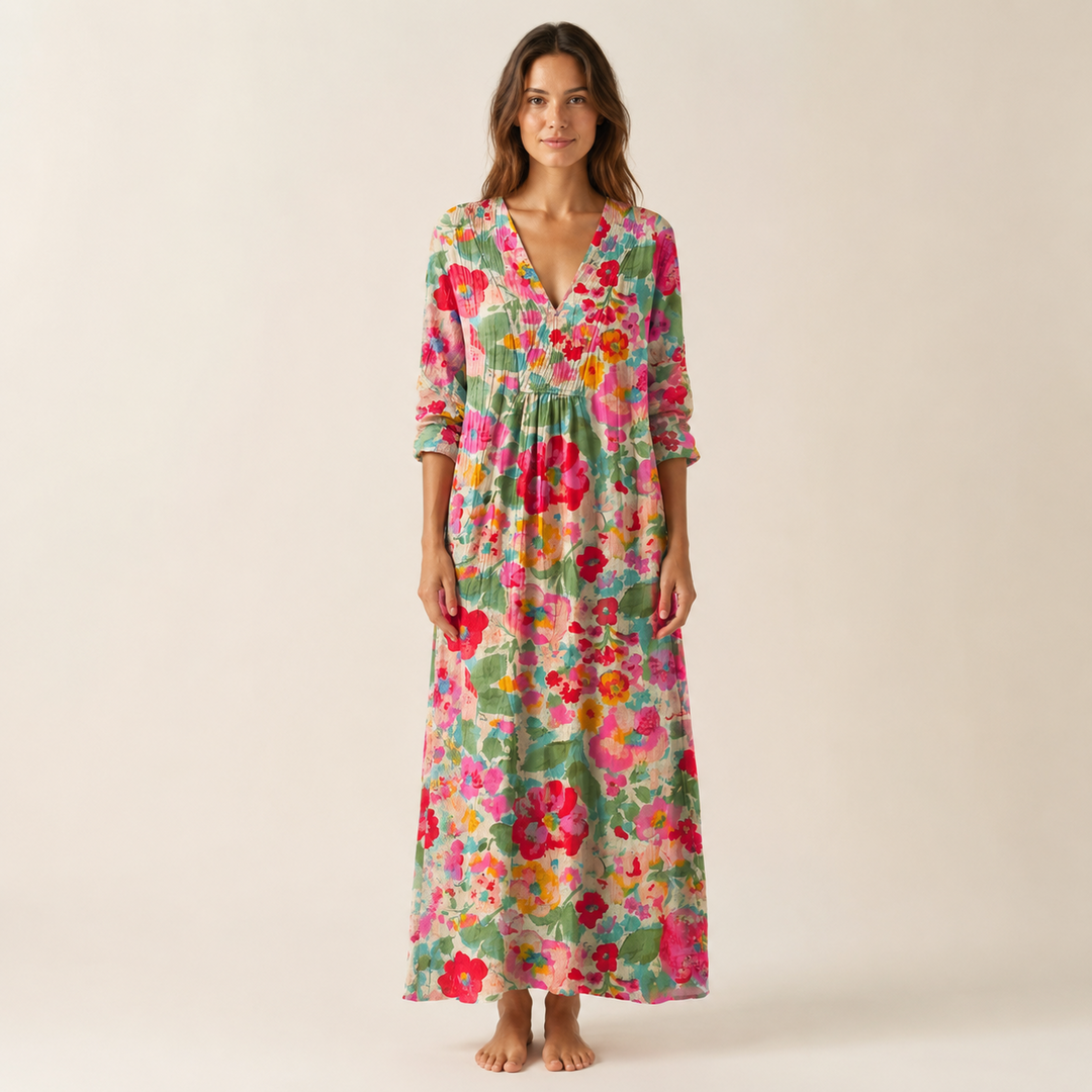 Olivia – Elegant Floral Dress — view 2