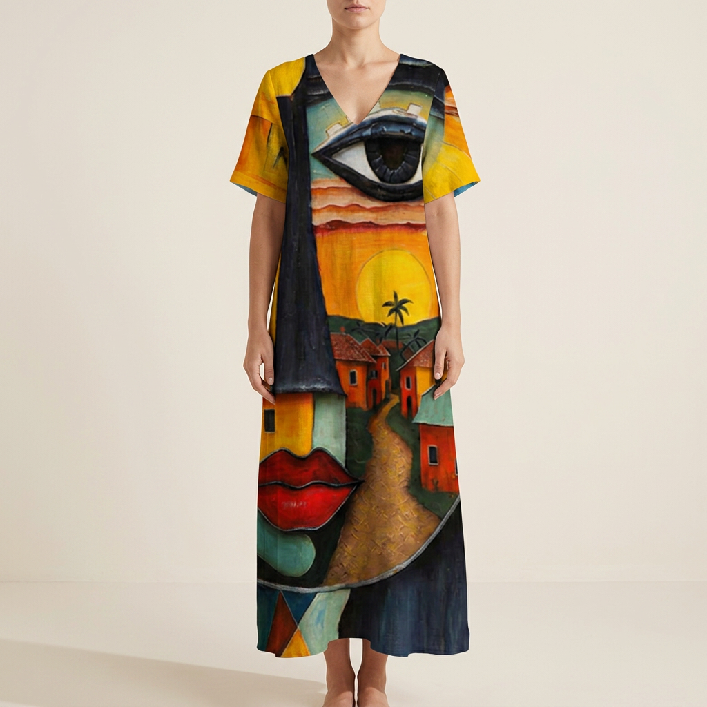 Aurora – Lightweight, Shiny Dress — view 2