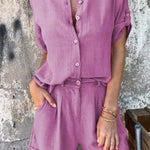Melda - Lightweight Button-Up Set — view 6