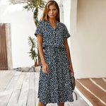 Faelina - Printed Summer Dress — view 4