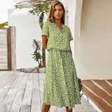 Faelina - Printed Summer Dress — view 3
