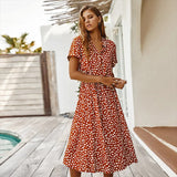 Faelina - Printed Summer Dress — view 2