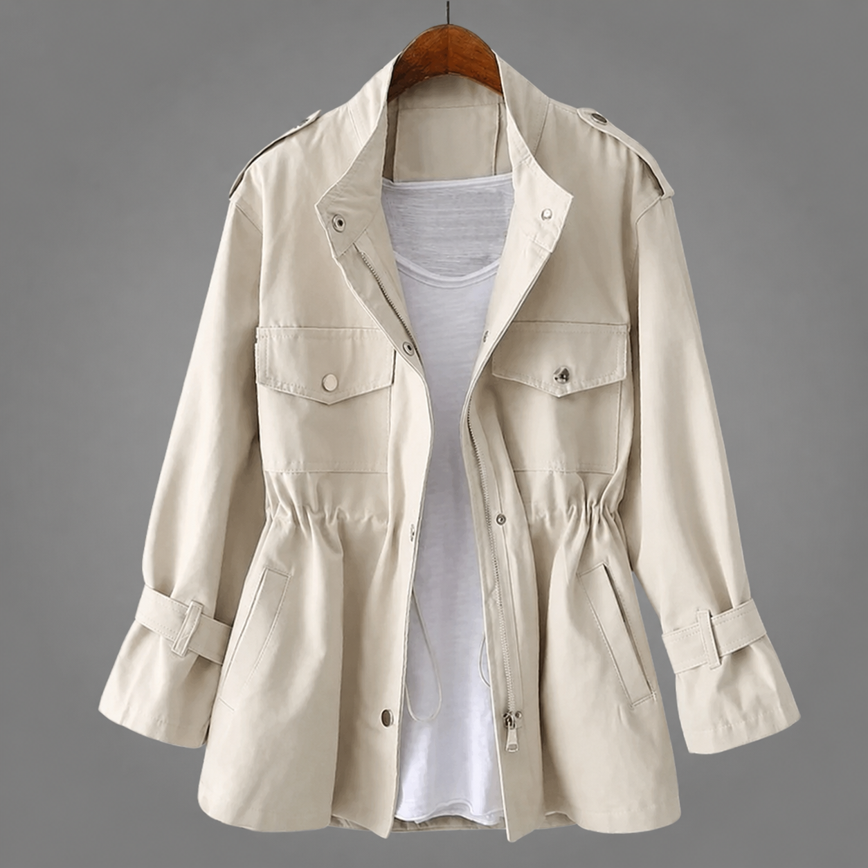 Antje - Jacket with Drawstring