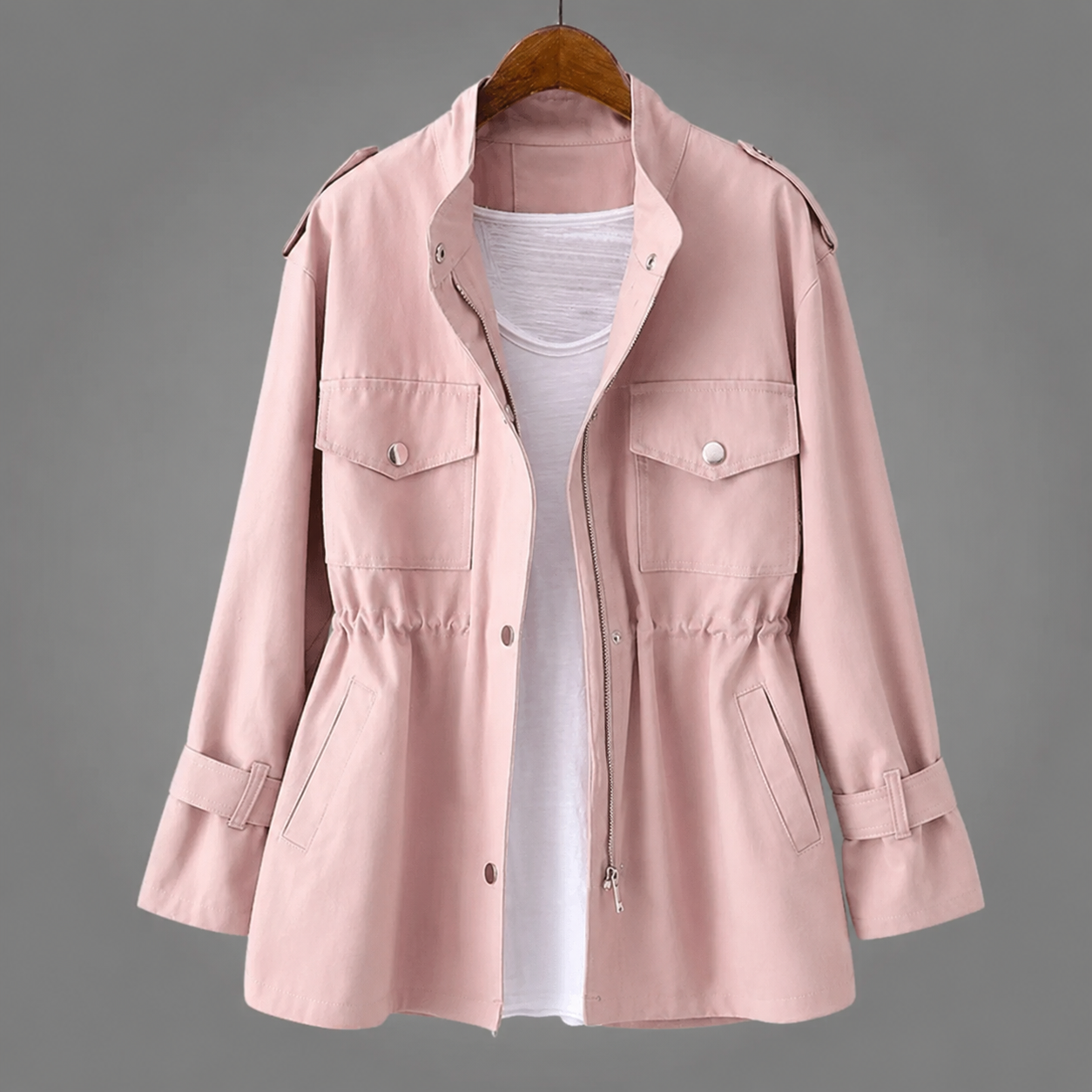 Antje - Jacket with Drawstring — view 2