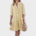 Nadie - Lightweight Striped Dress — view 3