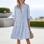 LOLITA | COASTAL STRIPE DRESS — view 4