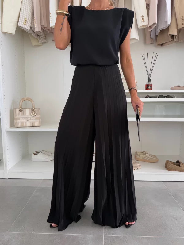 Marian - Elegant Pleated Ensemble — view 5