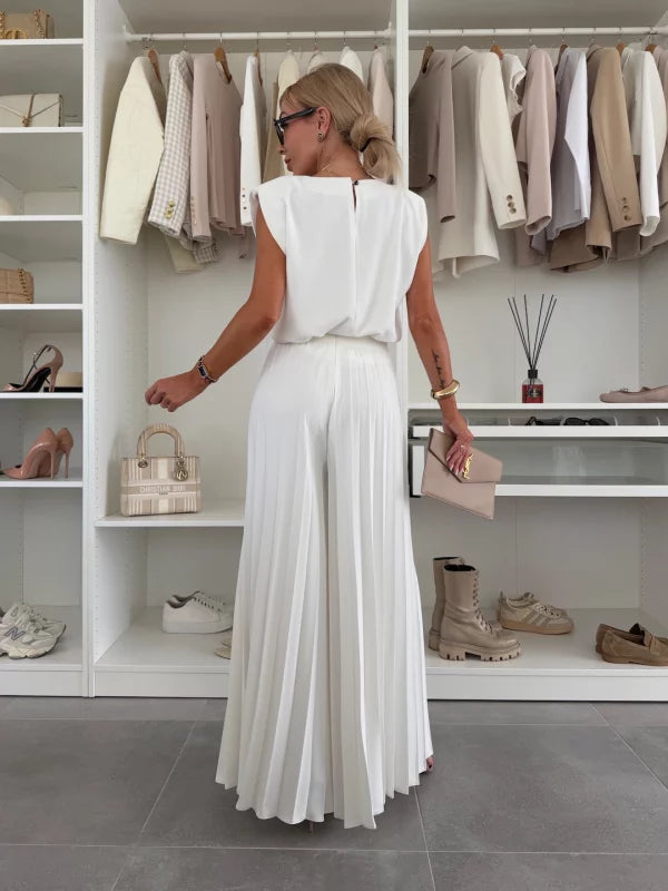 Marian - Elegant Pleated Ensemble — view 7