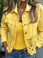 Bettina™ | Short Jacket with Openwork Hem — view 6