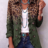 Barbara™ | Leopard Gradient Blazer — view 5