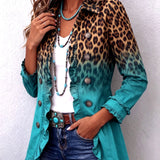 Barbara™ | Leopard Gradient Blazer — view 3