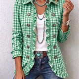 Elke™ | Vichy Check Blazer — view 7