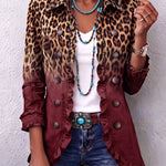 Barbara™ | Leopard Gradient Blazer — view 6