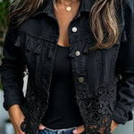 Bettina™ | Short Jacket with Openwork Hem — view 3