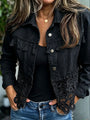Bettina™ | Short Jacket with Openwork Hem — view 3