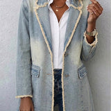 Rita™ | Oversized Blazer in Washed Look — view 3