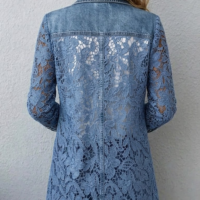 Doris™ | Blazer with Openwork Flowers
