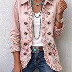Hannelore™ | Blazer in Rosé with Flowers