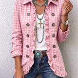 Elke™ | Vichy Check Blazer — view 3