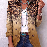 Barbara™ | Leopard Gradient Blazer — view 4