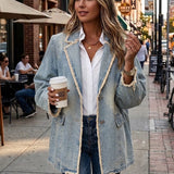 Rita™ | Oversized Blazer in Washed Look — view 2