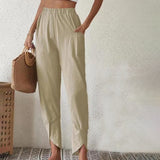 Essari - Pants with Slit Hem — view 3