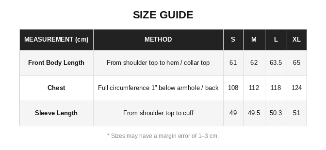 Size guide for Shona - Round-Neck Sweater