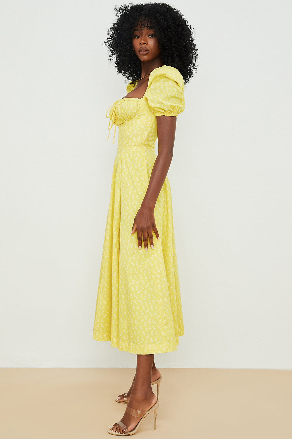 Aviana - Bloom Puff Sleeve Dress — view 13