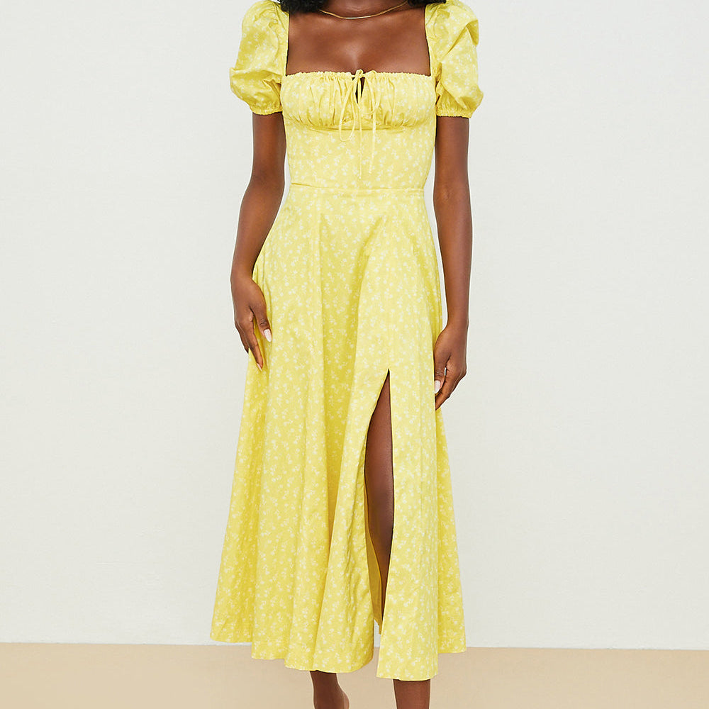 Aviana - Bloom Puff Sleeve Dress — view 2