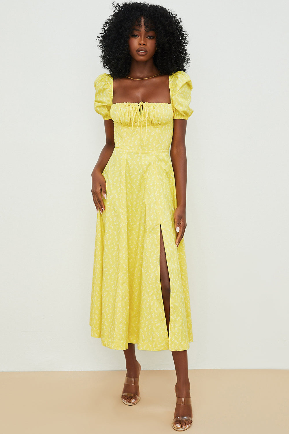 Aviana - Bloom Puff Sleeve Dress — view 11