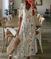 Michaela - Boho Dress with Tummy Coverage — view 7