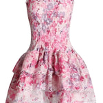 Cecilia - Strapless Floral Dress — view 14