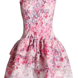 Cecilia - Strapless Floral Dress — view 14