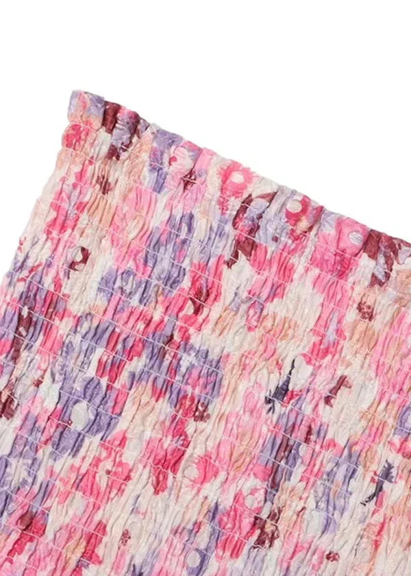 Cecilia - Strapless Floral Dress — view 16