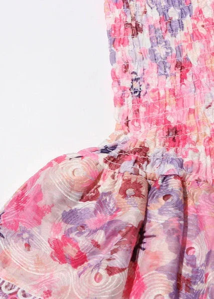 Cecilia - Strapless Floral Dress — view 19